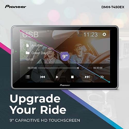 Pioneer DMH-T450EX Digital Multimedia Receiver with Weblink, 9” Capacitive Touchscreen, Double-DIN, Built-in Bluetooth, Amazon Alexa Via App, Backup Camera Compatibility Pioneer DMH-T450EX Digital Multimedia Receiver with Weblink, 9” Capacitive Touchscreen, Double-DIN, Built-in Bluetooth, Amazon Alexa Via App, Backup Camera Compatibility
